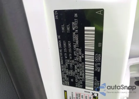 2024 Lexus Rx 350 Premium Plus z USA, uszkodzony, nr VIN 2T2BAMBA3RC036220